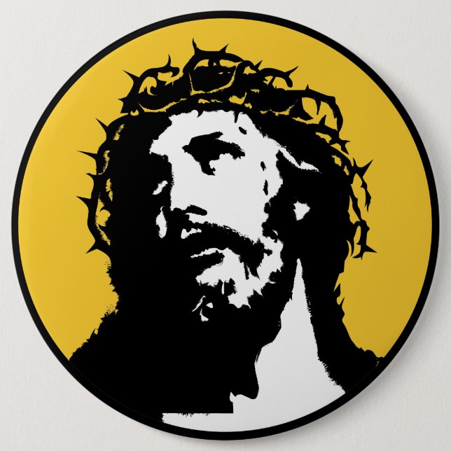 Savior The Way The Truth nd The Life White Button (Front)