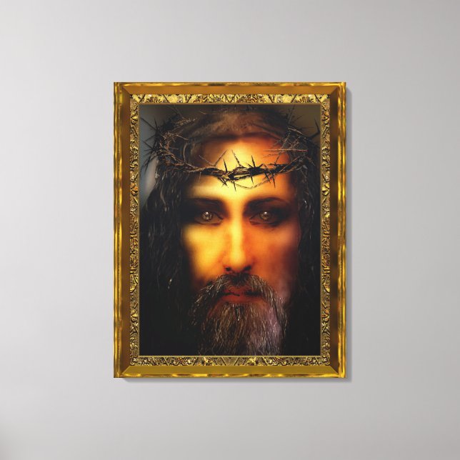 Savior Wrapped Canvas Print (Front)
