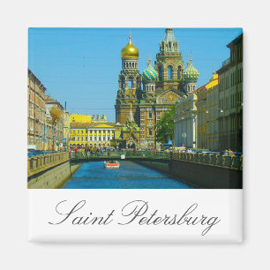 Saviour On Blood Church Saint Petersburg Russia Magnet