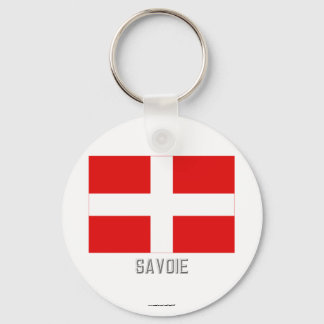 Savoie flag with name keychain