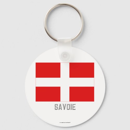 Savoie flag with name keychain