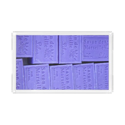 Savon de Provence _ Traditional French Soap Acrylic Tray
