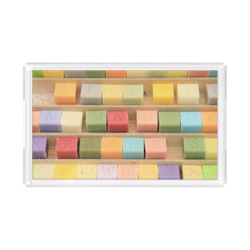 Savon de Provence _ Traditional French Soap Acrylic Tray