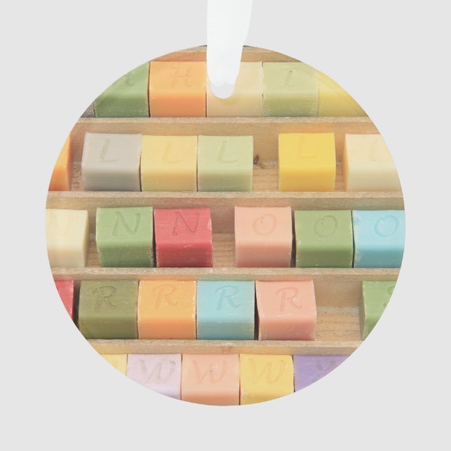 Savon de Provence - Traditonal French Soap Ornament (Front)