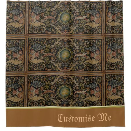 Savonnerie Carpet 1 (full Colour) Shower Curtain