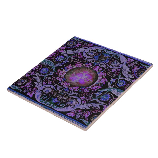 Savonnerie Carpet 1 (Purple) Tile (Side)