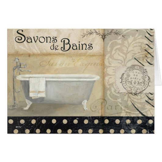 Savons de Bains Cards (Front Horizontal)