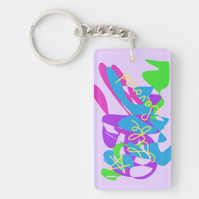 Savor all that Life has to Offer Keychain (Front)