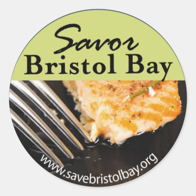 Savor Bristol Bay Sticker (Front)