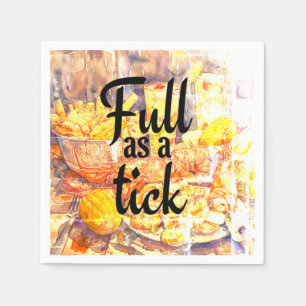 Savor the Flavor: Full as a Tick Low Country Boil Napkins