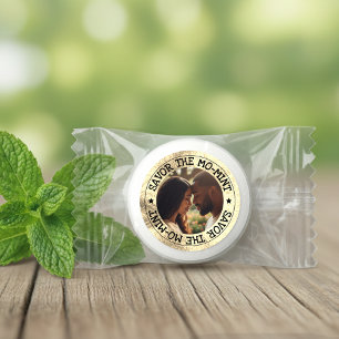 Savor the Mo-Mint Photo Gold Life Saver® Mints