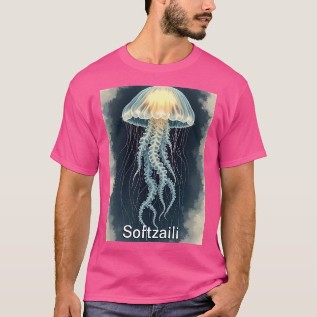 Savor the Ocean with Zaili Fish" T-Shirt (Front)