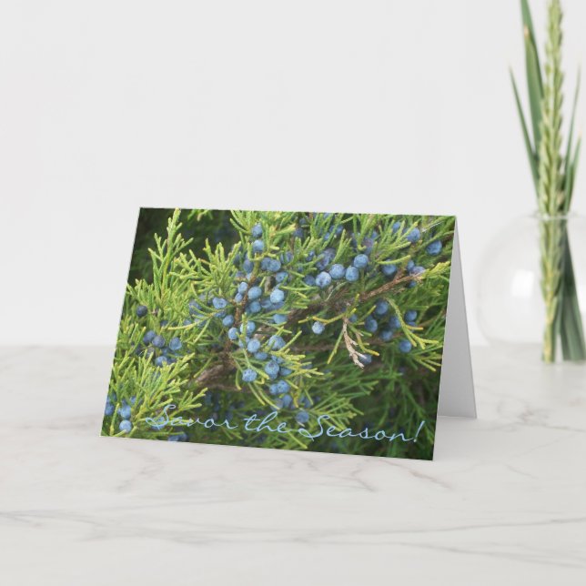 Savor The Season Holiday Card (Front)