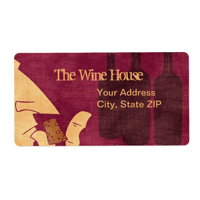 Savoring Wine Label (Front)