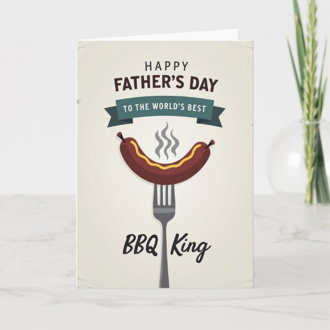 Savory Fathers Day Feast Card (Front)