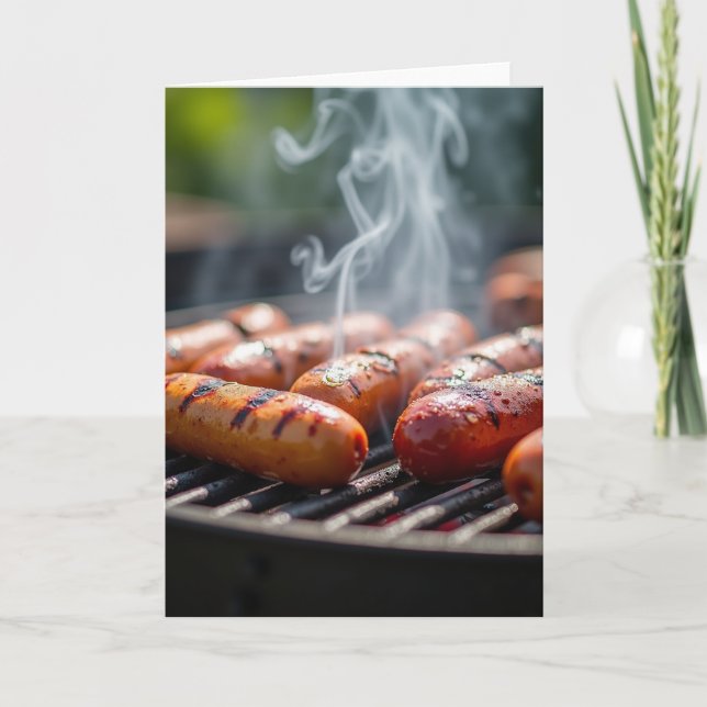 Savory Fathers Day Grill Card (Front)