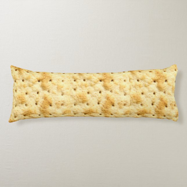 Savoury biscuit body pillow (Front)