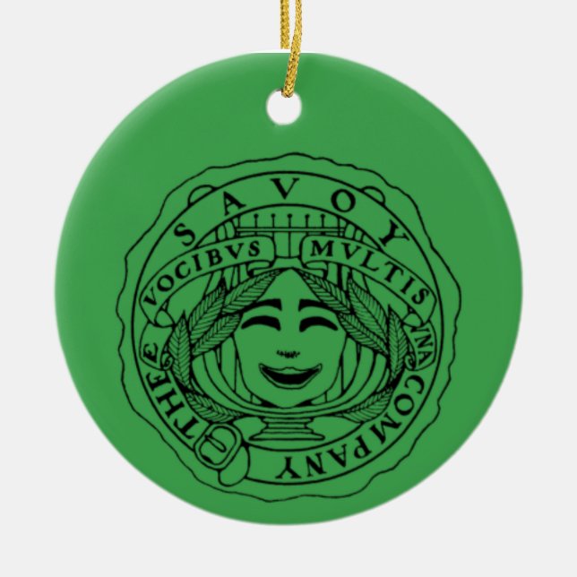 Savoy ceramic ornament (Front)