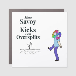 Savoy Kicks vs. Oversplits Car Magnet