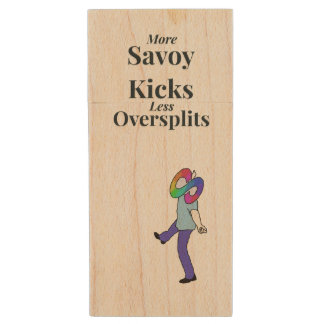 Savoy Kicks vs. Oversplits Wood Flash Drive