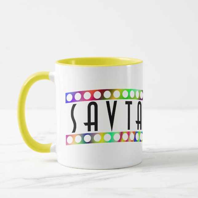 Savta (or Sabta) Means, "Grandmother," In Hebrew Mug (Left)