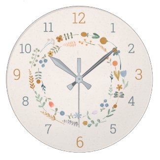 Savvy Nature Babies Acrylic Wall Clock