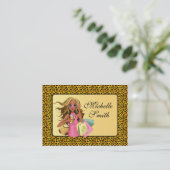 Savvy Shopper Chubby Business Card (Standing Front)