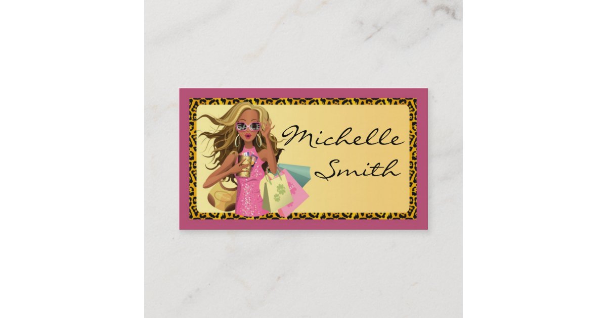 Savvy Shopper Personal Shopper Business Card