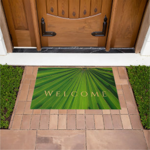 Saw Palmetto Fan Door Mat