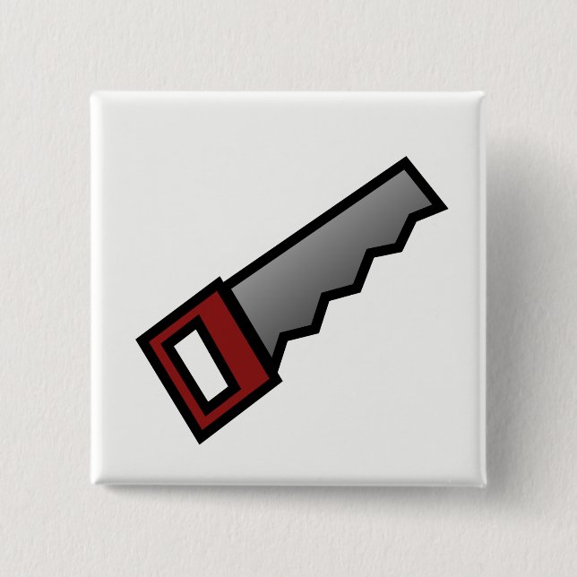 Saw Pinback Button (Front)