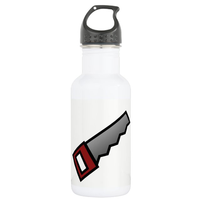 Saw Stainless Steel Water Bottle (Front)