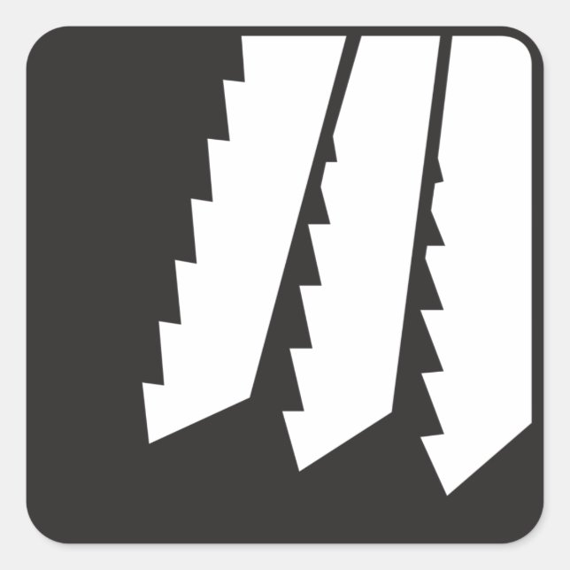 Saw Teeth Stickers (Front)