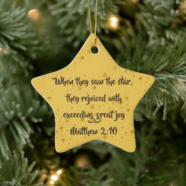 Saw The Star Ornament (Tree)