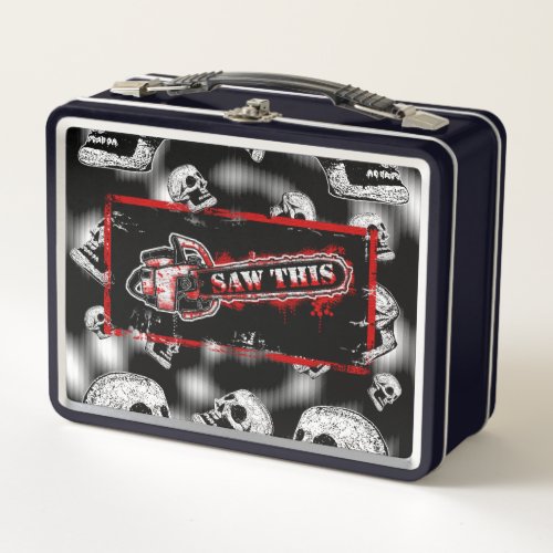 SAW THIS METAL LUNCH BOX