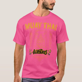 Sawadee Thai Traditional Sak Yant Thai Twin Tiger  T-Shirt