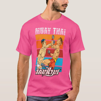 Sawadee Thai Traditional Sak Yant Thai Twin Tiger  T-Shirt