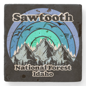 Sawatooth National Forest Stone Coaster