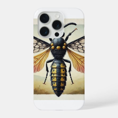 Sawfly 040724IREF125 _ Watercolor iPhone 15 Pro Case