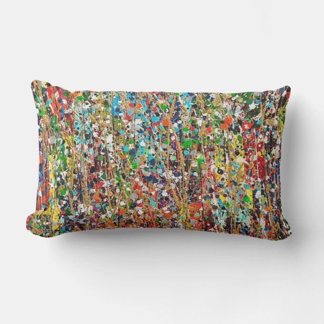 Sawgrass Outdoor Lumbar Throw Pillow (Front)