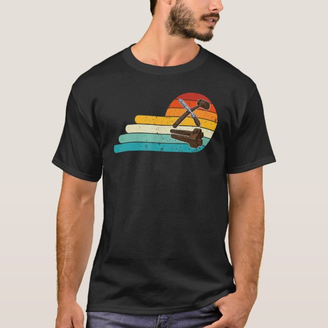 Sawmill Carpenter Carpenter Woodworker Chainsaw Pr T-Shirt (Front)