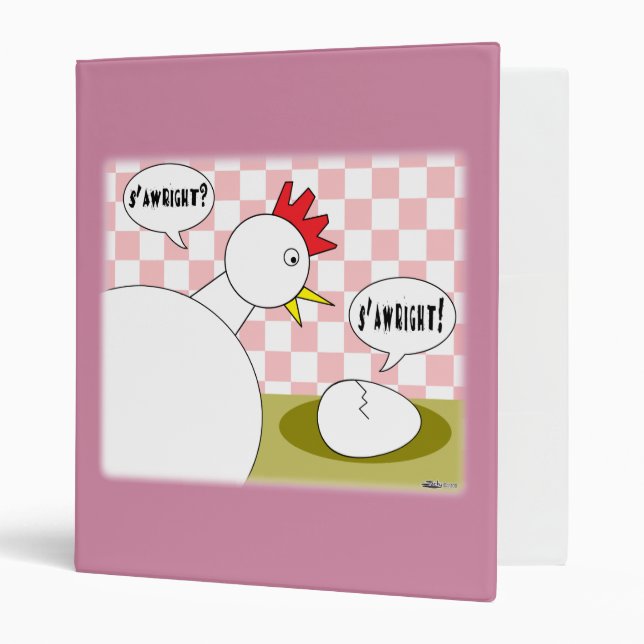 S'Awright? 3 Ring Binder (Front/Inside)