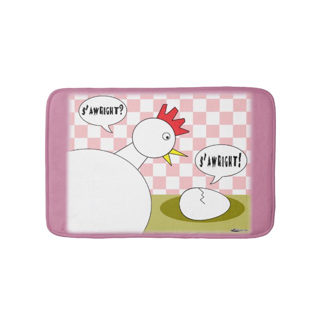 S'Awright? Bathroom Mat (Front)