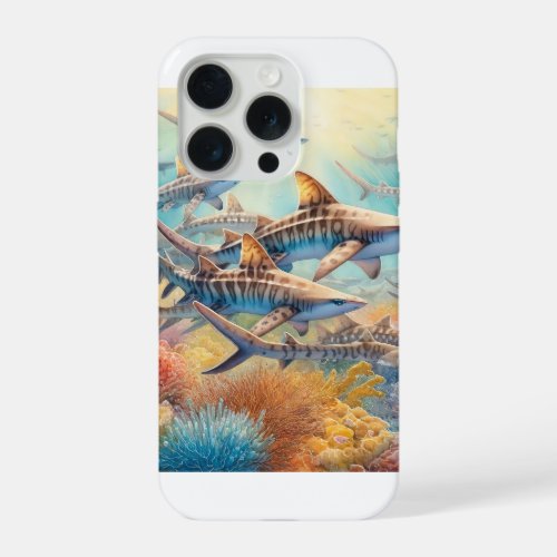 Sawtail Catsharks 030624AREF106 _ Watercolor iPhone 15 Pro Case