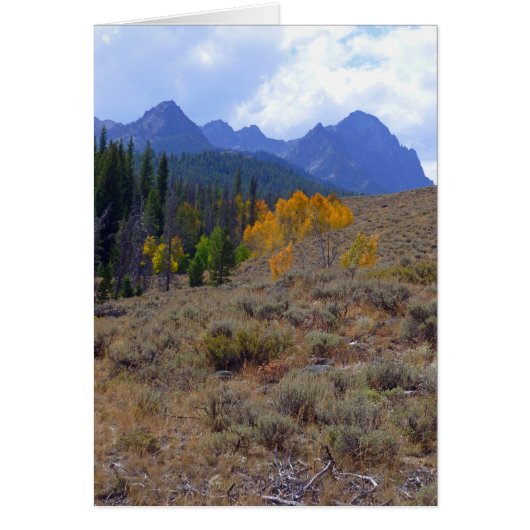 Sawtooth Mountains Cards (Front)