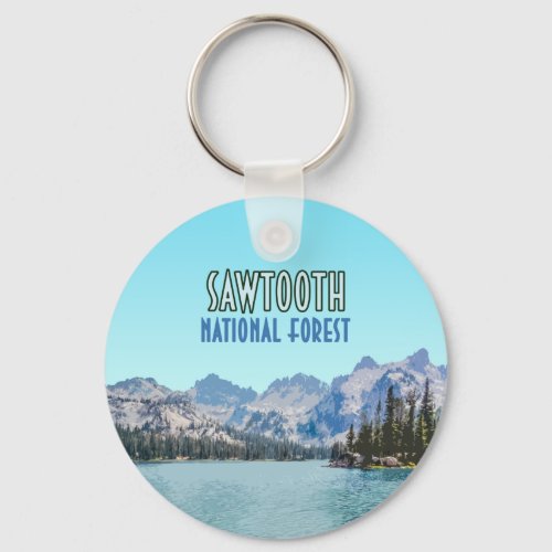 Sawtooth National Forest Idaho Keychain