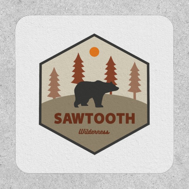 Sawtooth Wilderness Idaho Bear Patch (Front)