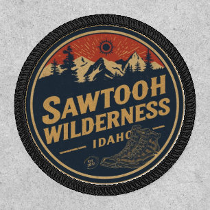 Sawtooth Wilderness Idaho Mountain Hiking Alpine Patch
