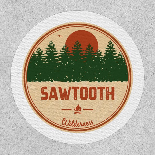 Sawtooth Wilderness Idaho Patch (Front)