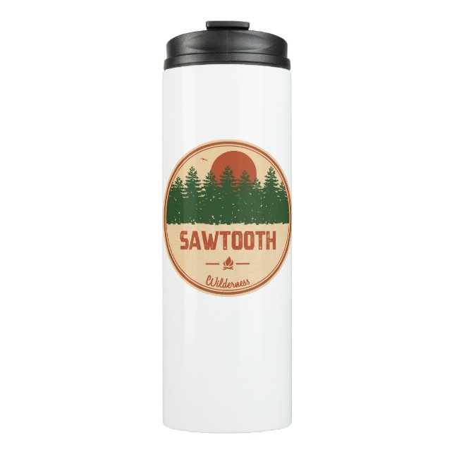 Sawtooth Wilderness Idaho Thermal Tumbler (Front)