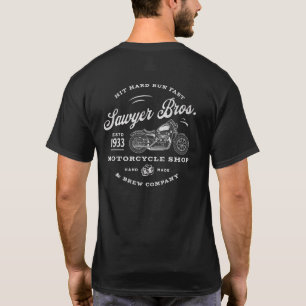 Sawyer Bros Motorcycle Shop T-Shirt